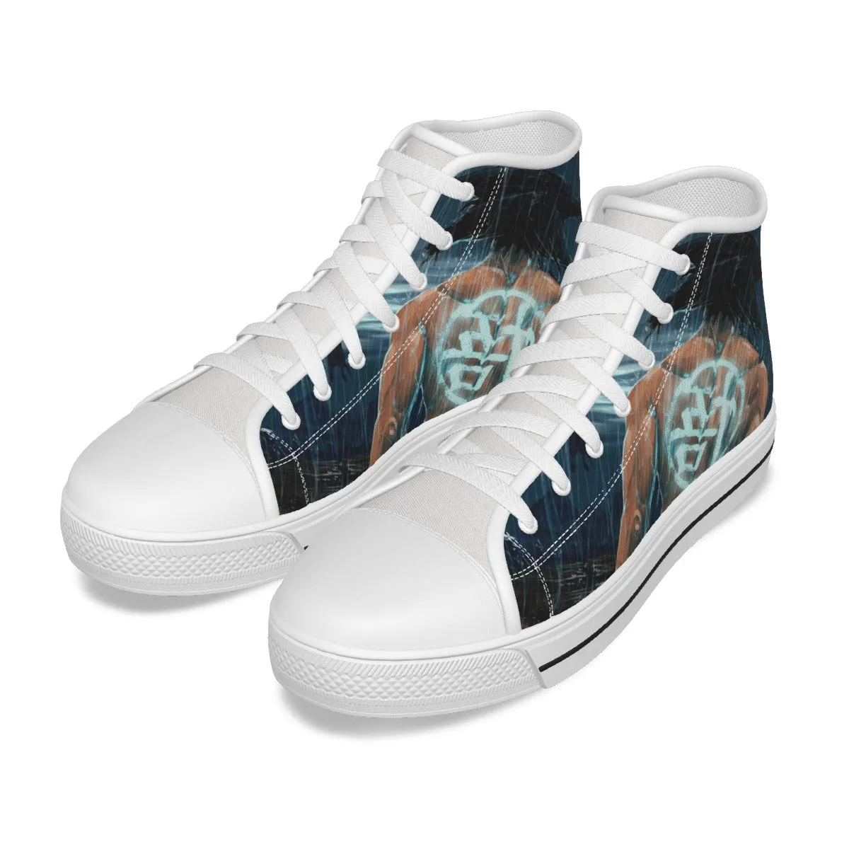 DBZ Goku Kanji Under the Rain Shoes