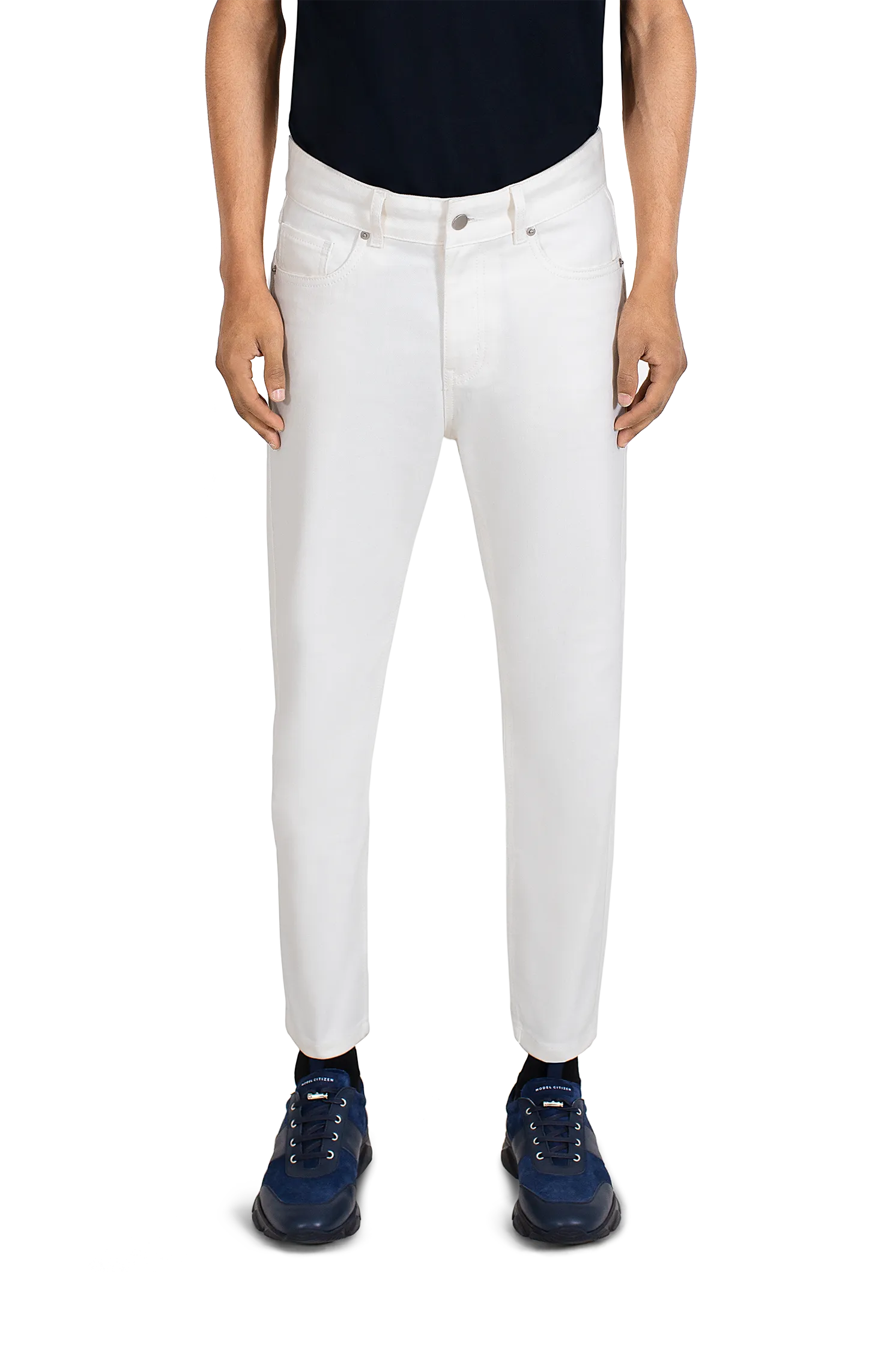 Denim Jeans in Off-White