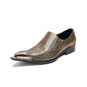 European and American new leather fashion men's shoes Brock British pointed engraved leather shoes business Derby dress shoes brand
