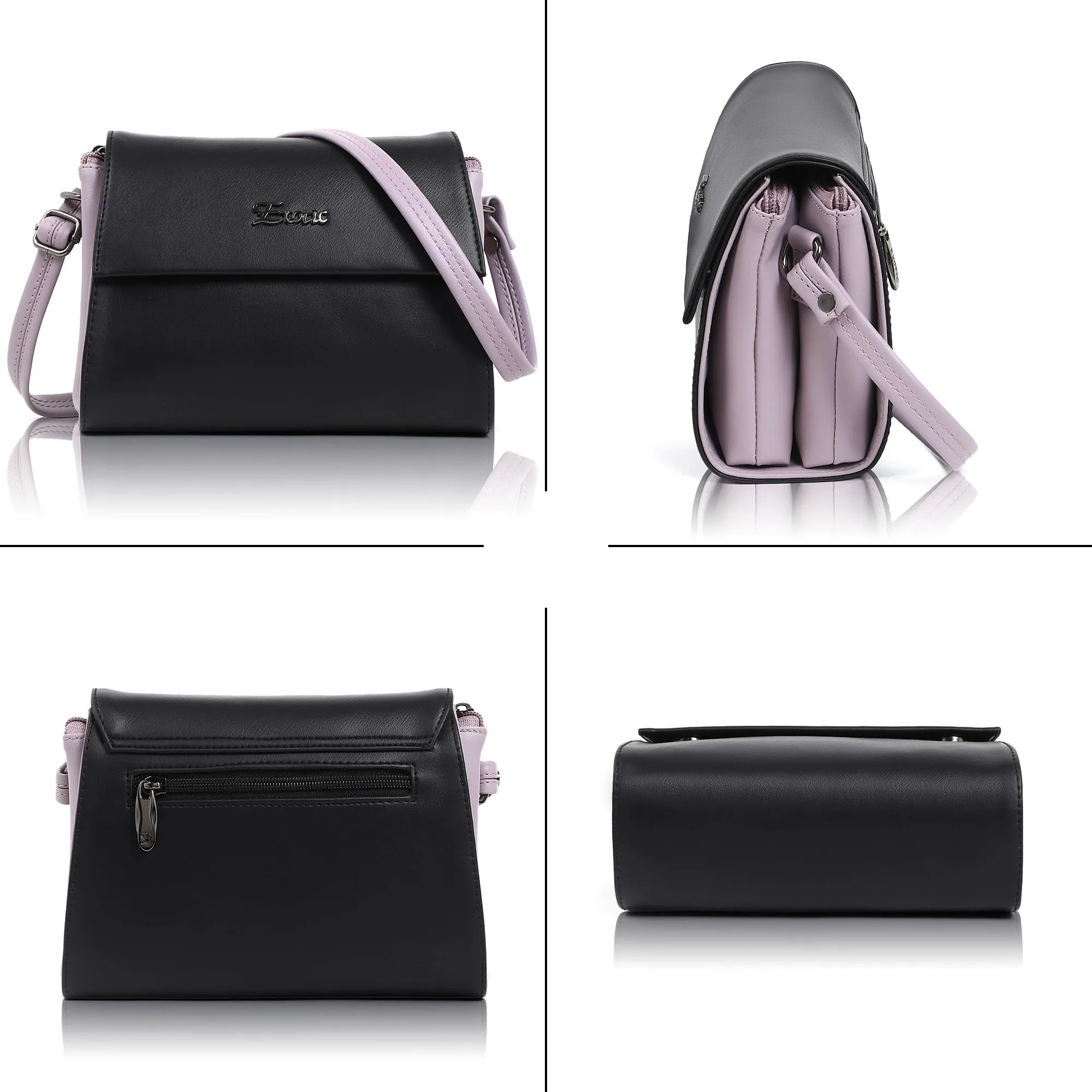 EXOTIC Womens Stylish And Durable Sling Bag (Black)