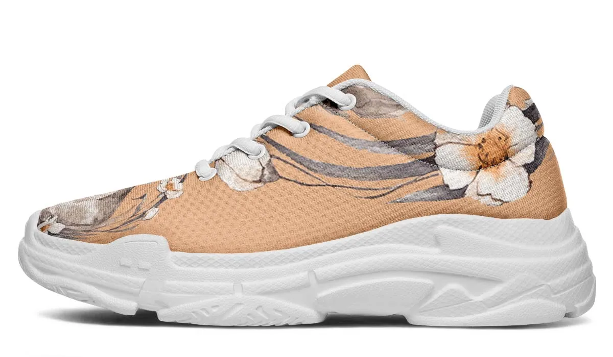 Floral Kitten Chunky Sneakers