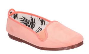 Flossy Dosier Womens Glitter Textile Flat Slip On Casual Shoe