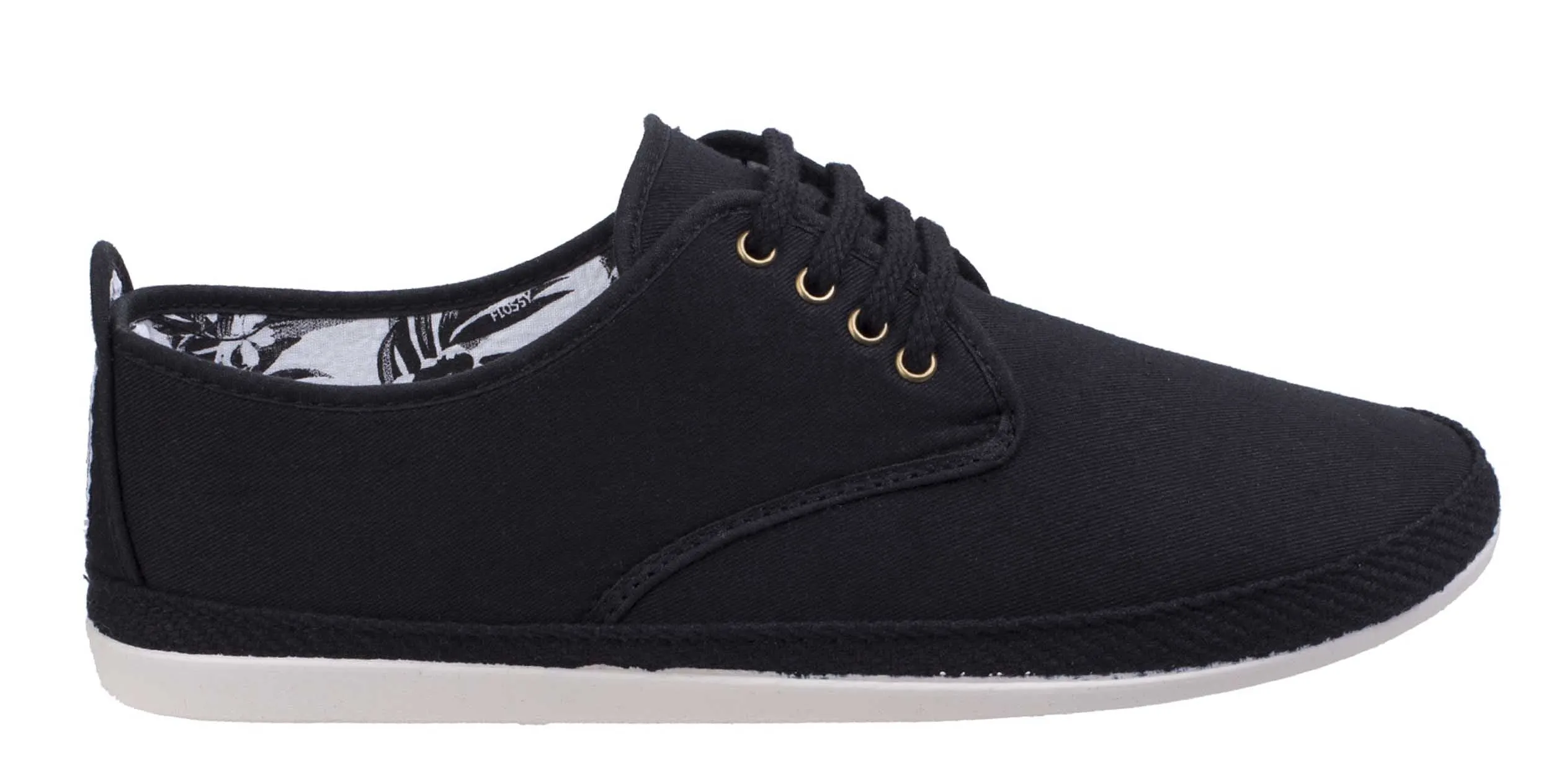 Flossy Yago Mens Lace Up Canvas Espadrille Casual Shoe