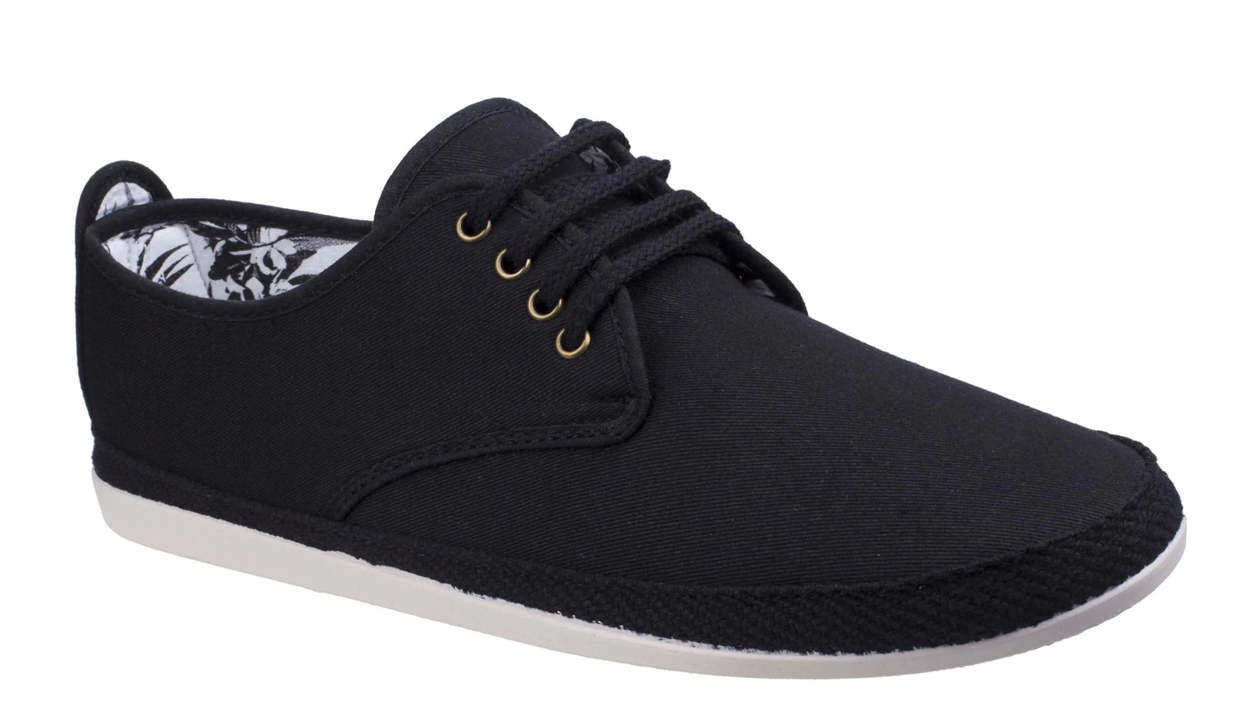 Flossy Yago Mens Lace Up Canvas Espadrille Casual Shoe