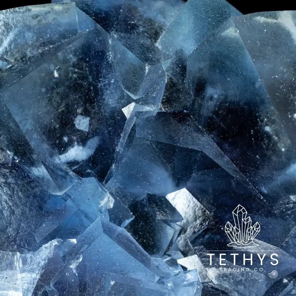 Fluorite Blue with Pyrite
