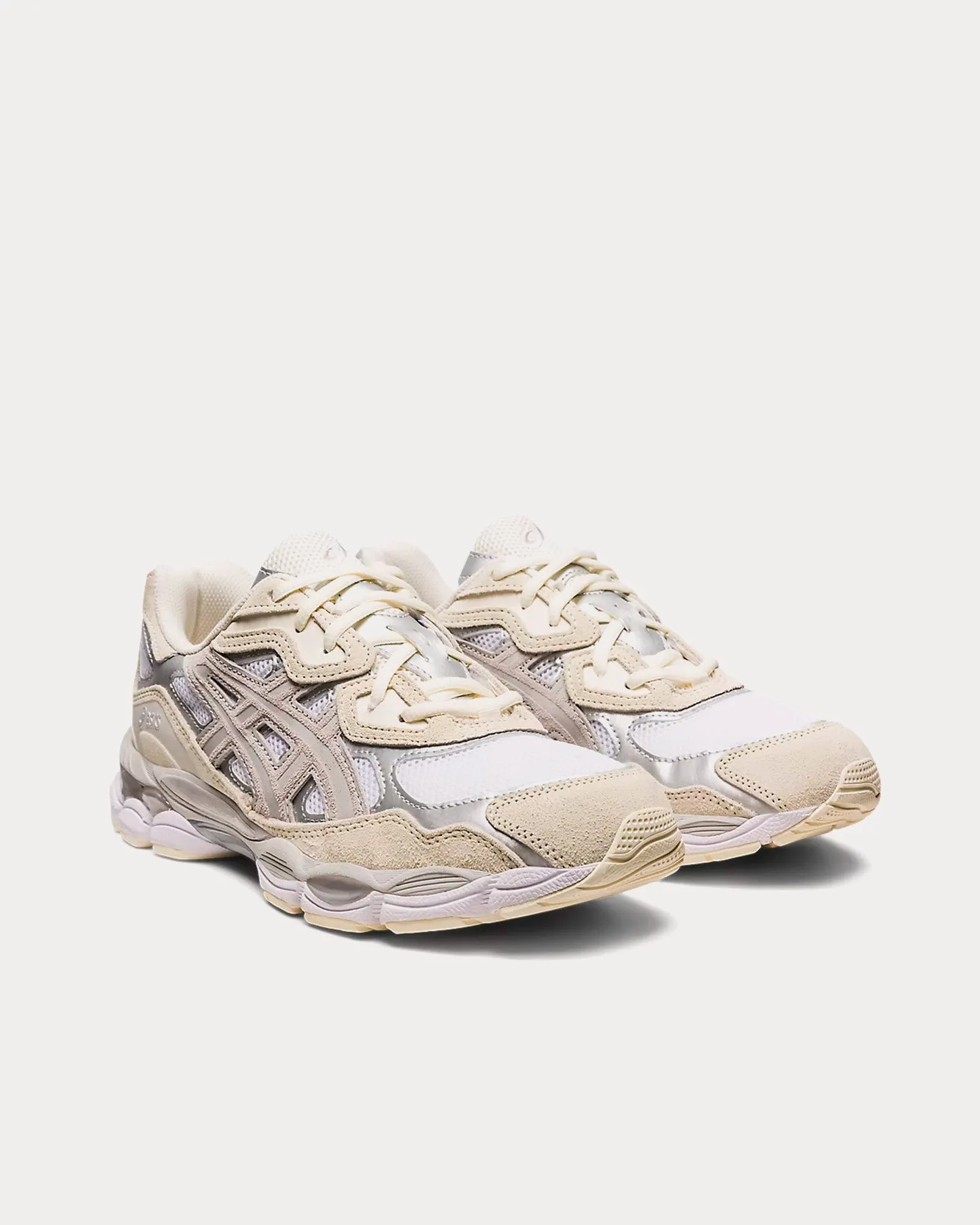 Gel-NYC White / Oyster Grey Low Top Sneakers