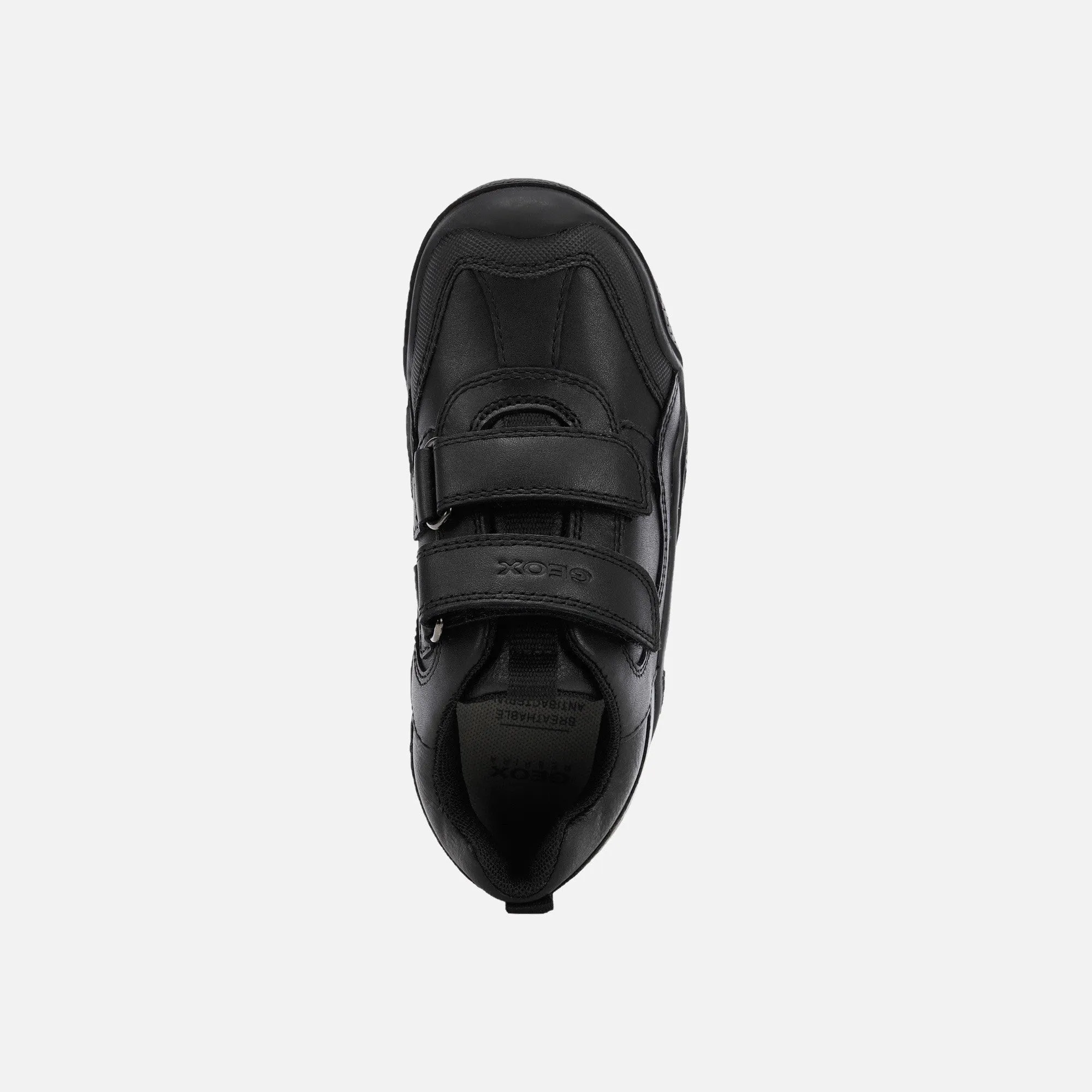 Geox Wader Boys School Shoes Black