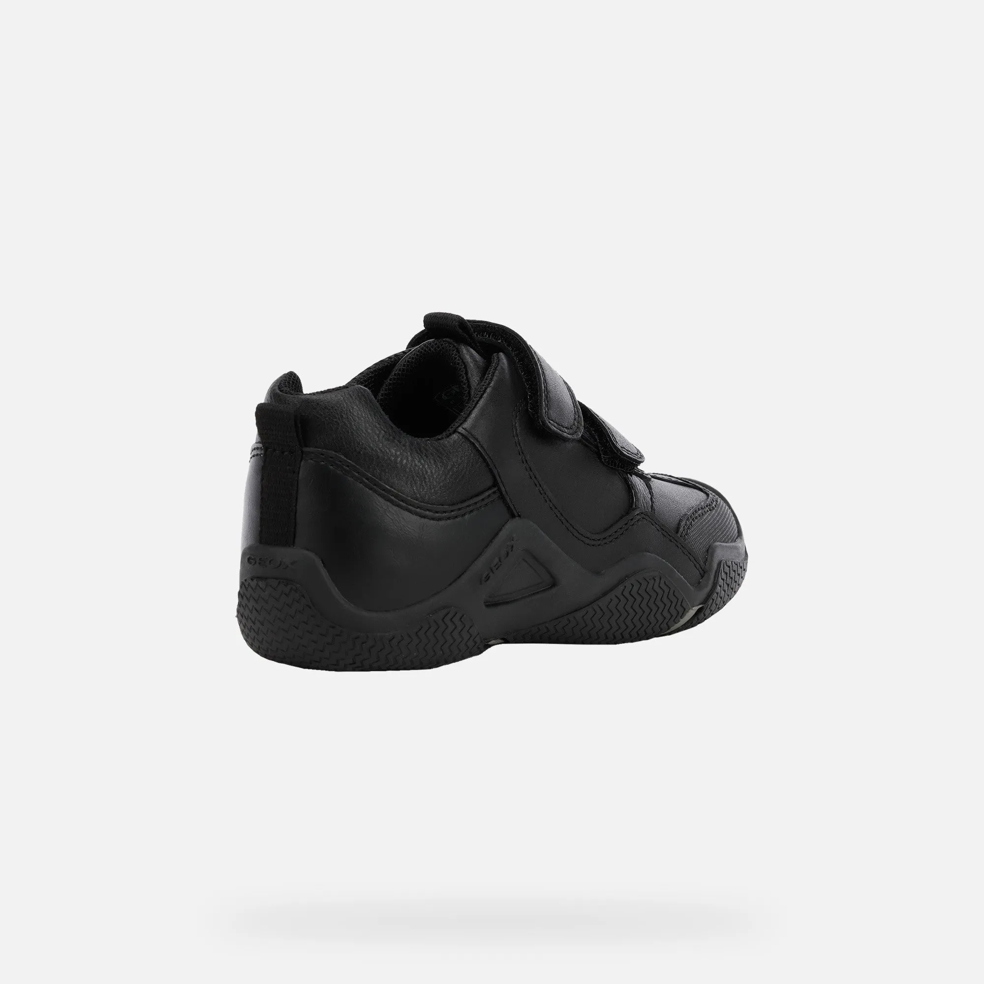 Geox Wader Boys School Shoes Black