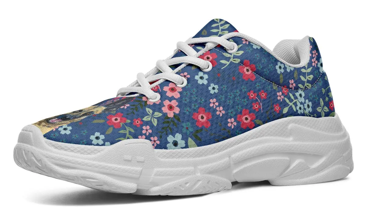 German Shepherd Sweetheart Chunky Sneakers
