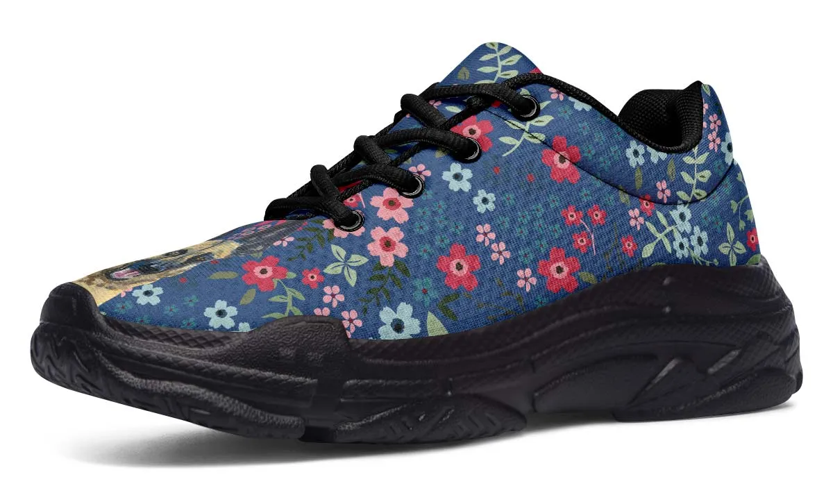 German Shepherd Sweetheart Chunky Sneakers