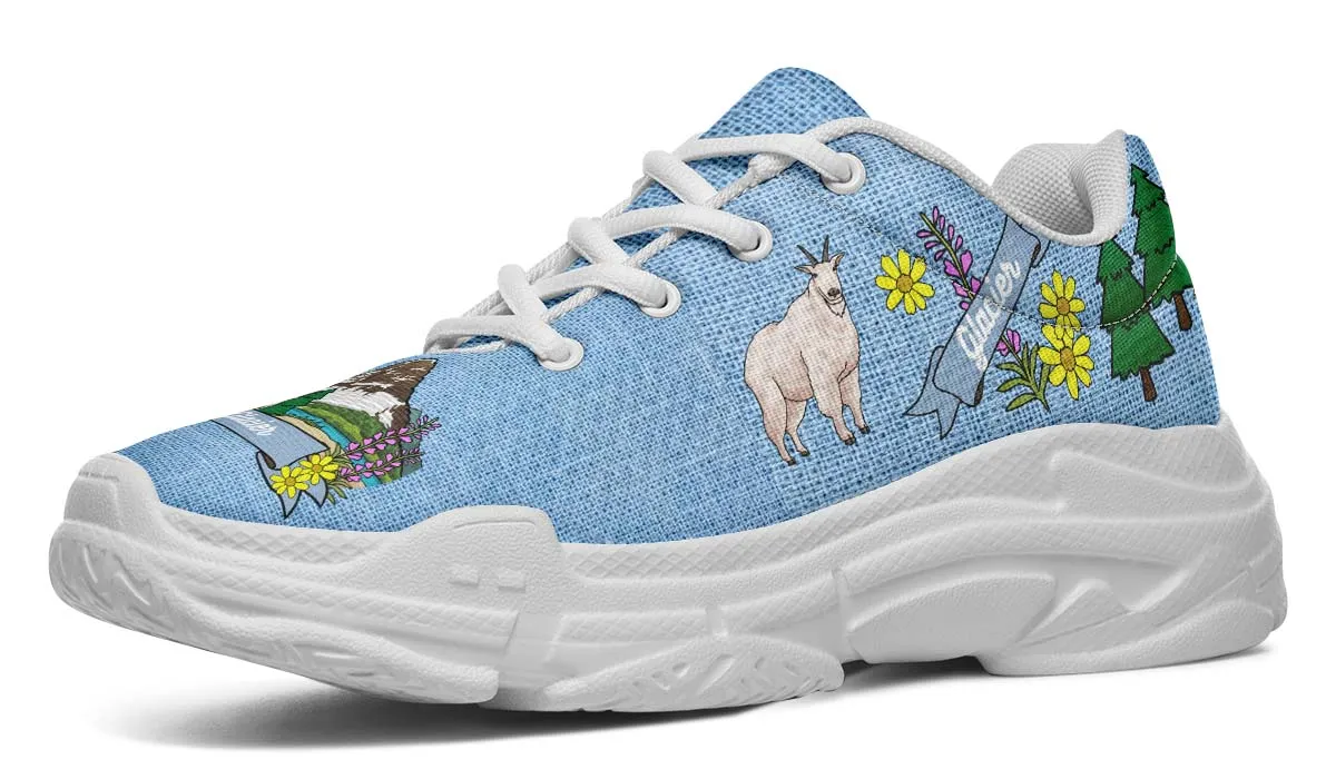 Glacier National Park Chunky Sneakers