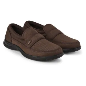 Gliders Brown Non Lacing Casual Shoes For Men 3070-27NEW By Liberty