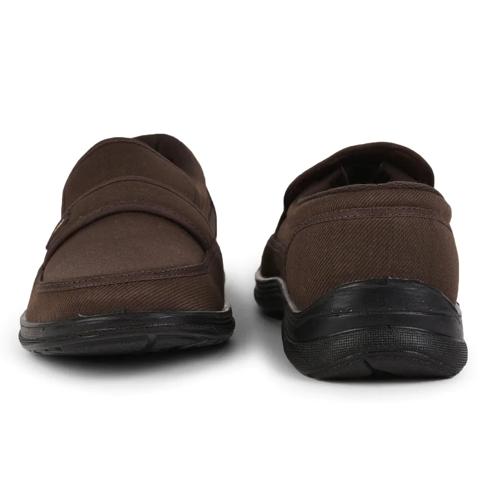 Gliders Brown Non Lacing Casual Shoes For Men 3070-27NEW By Liberty