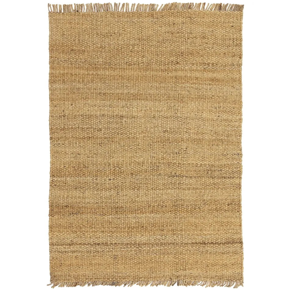 Grove Plain Hand-Woven Jute Flatweave Natural Rug