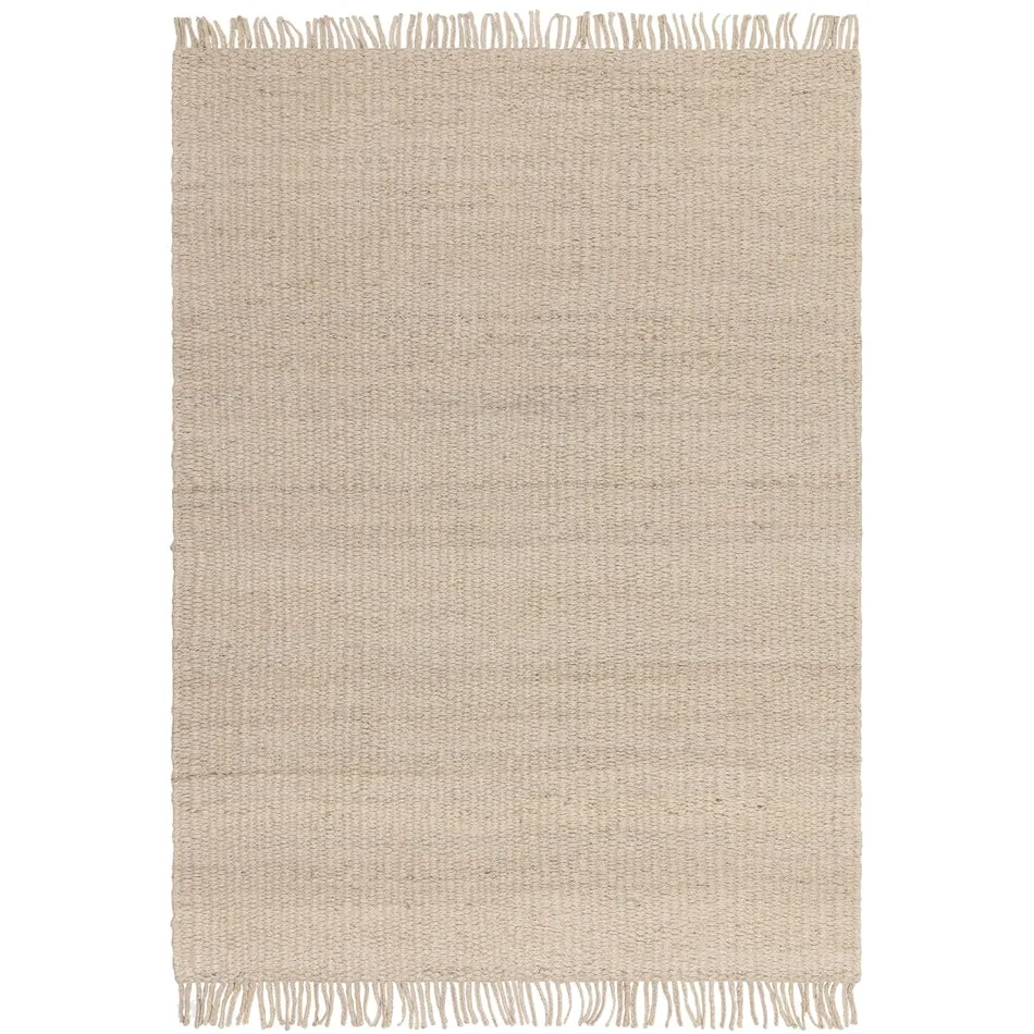 Grove Plain Hand-Woven Jute Flatweave Sand Rug