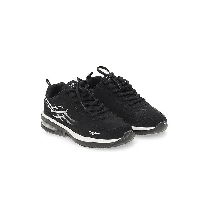 Hamlin Chayton Sepatu Shoes Sneakers Sporty Olahraga Pria Casual Material Canvas ORIGINAL - Black White