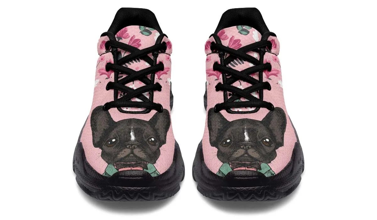 Handsome French Bulldog Chunky Sneakers