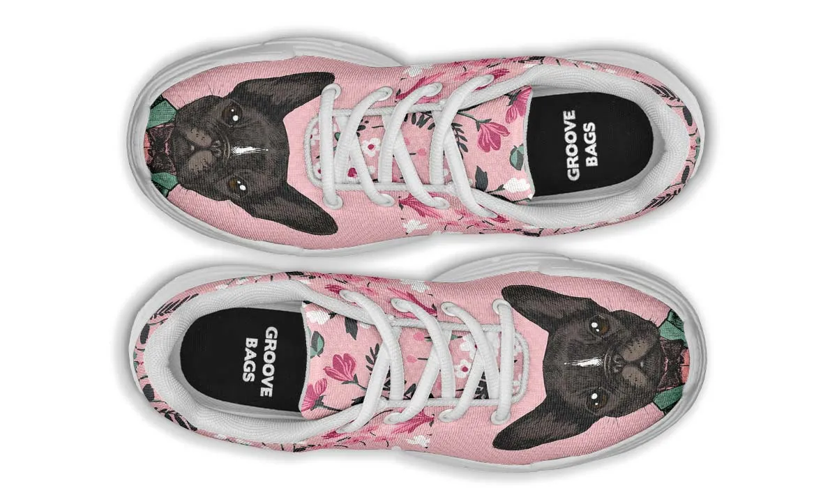 Handsome French Bulldog Chunky Sneakers