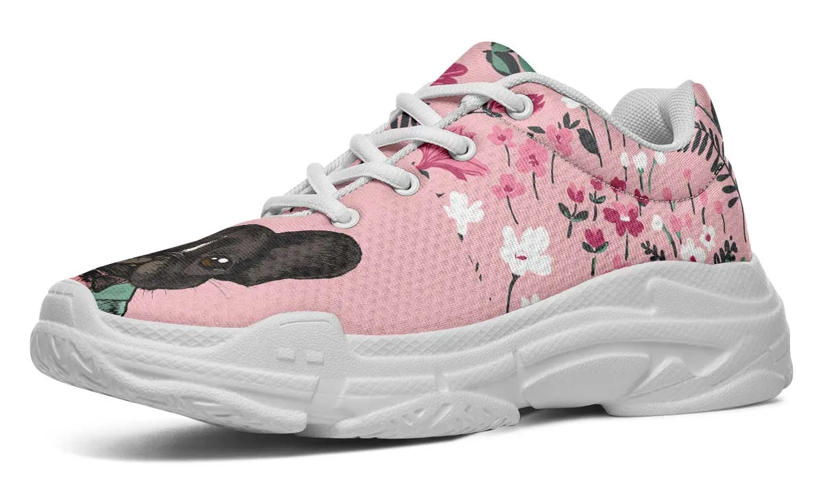 Handsome French Bulldog Chunky Sneakers