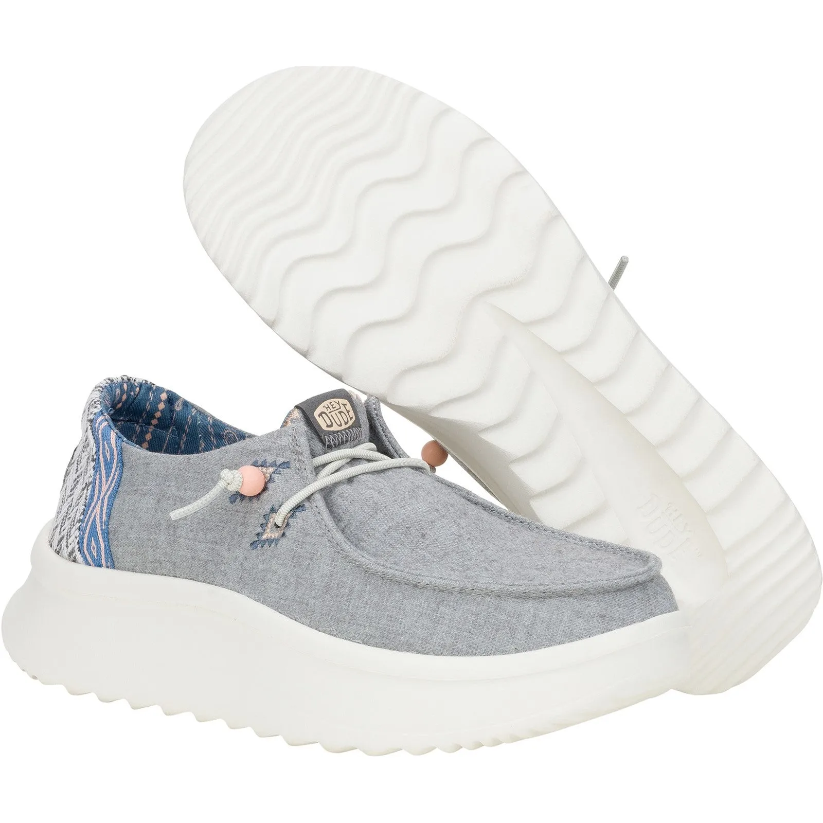 Hey Dude Wendy Peak Chambray 41946 Womens Casual Shoe