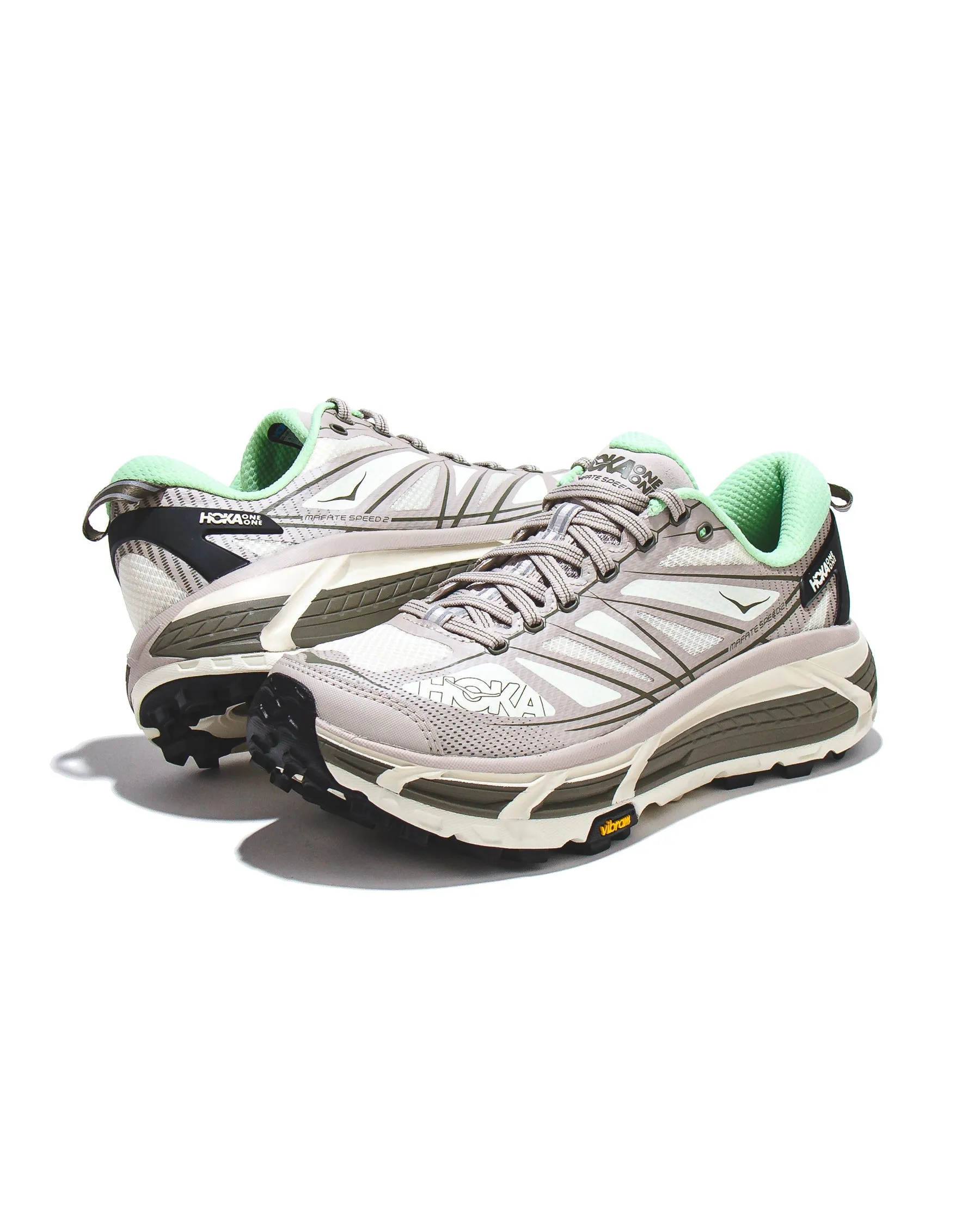Hoka One One Unisex Mafate Speed 2 Putty Eucalyptus 1126851-PTYC