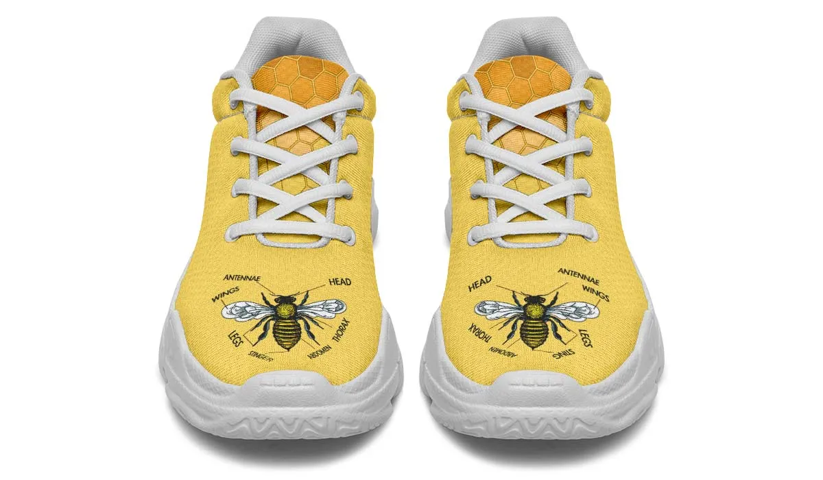 Honey Bee Diagram Chunky Sneakers