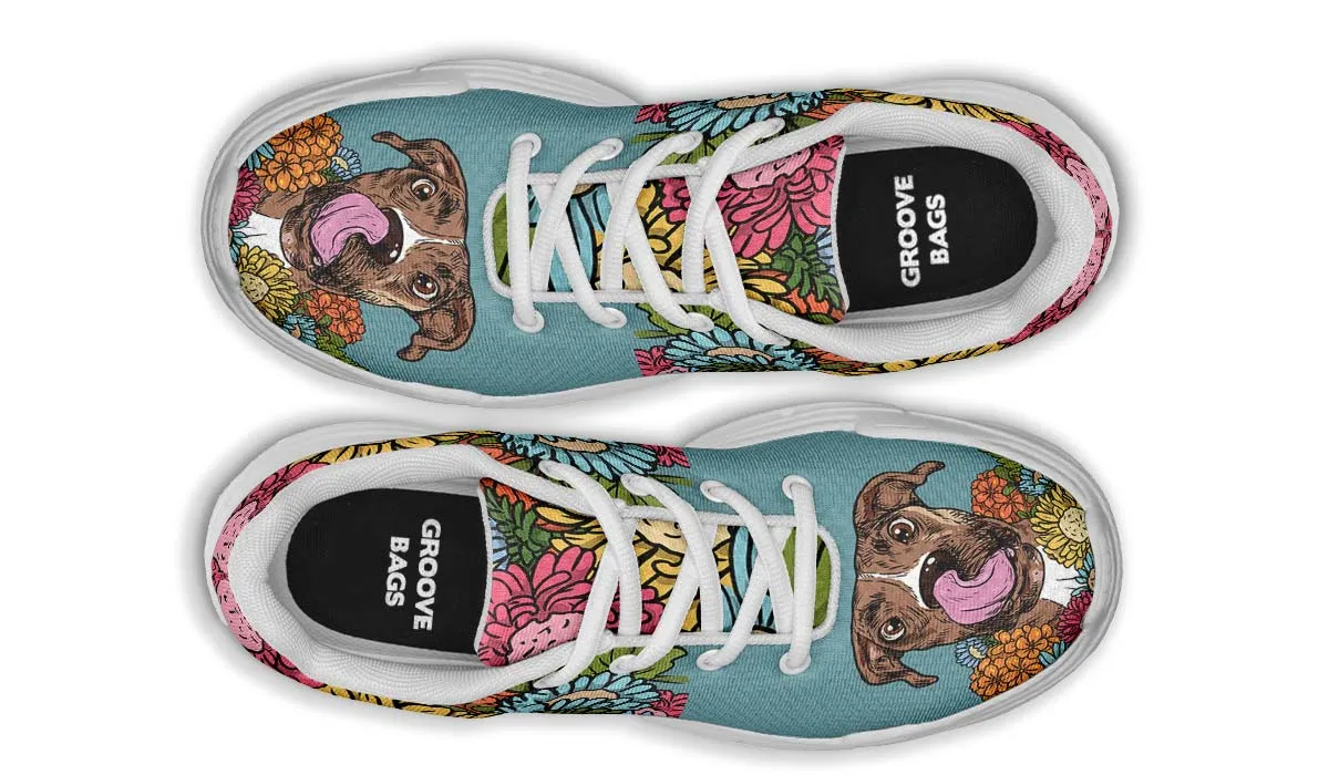 Illustrated Boxer Chunky Sneakers