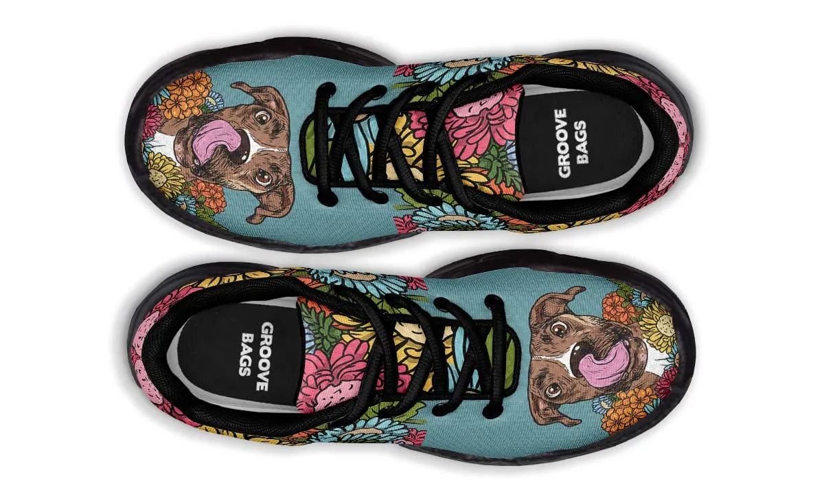 Illustrated Boxer Chunky Sneakers