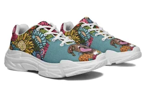 Illustrated Boxer Chunky Sneakers