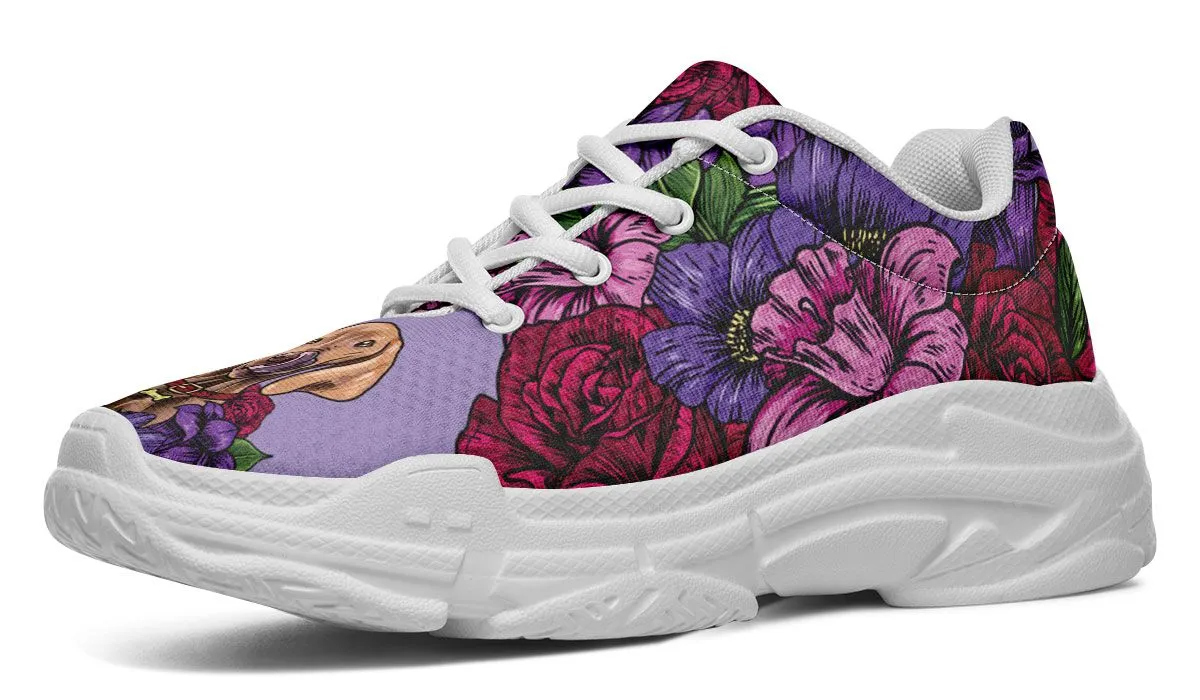 Illustrated Vizsla Chunky Sneakers
