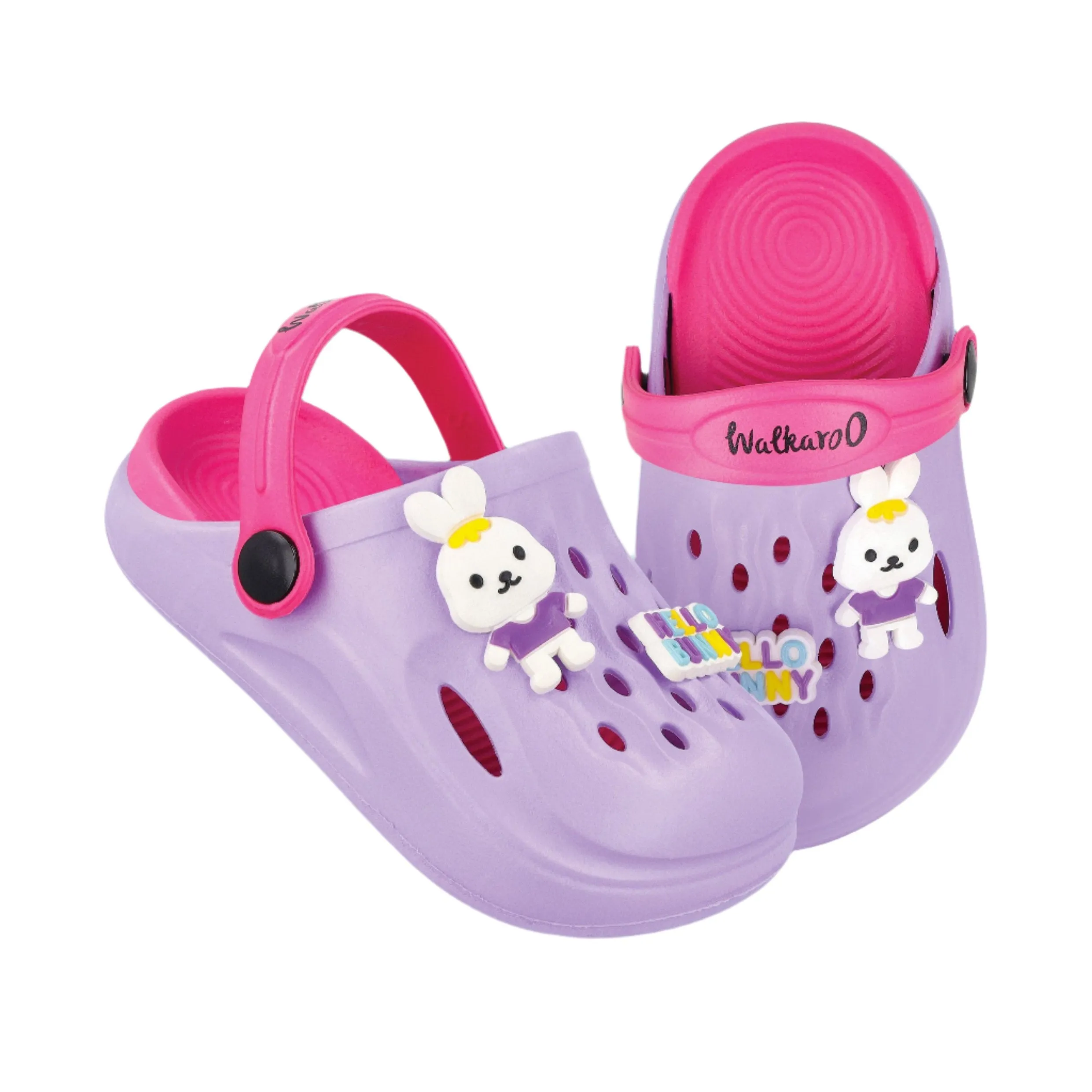 Kid's Clogs  - WK360 Purple Pink