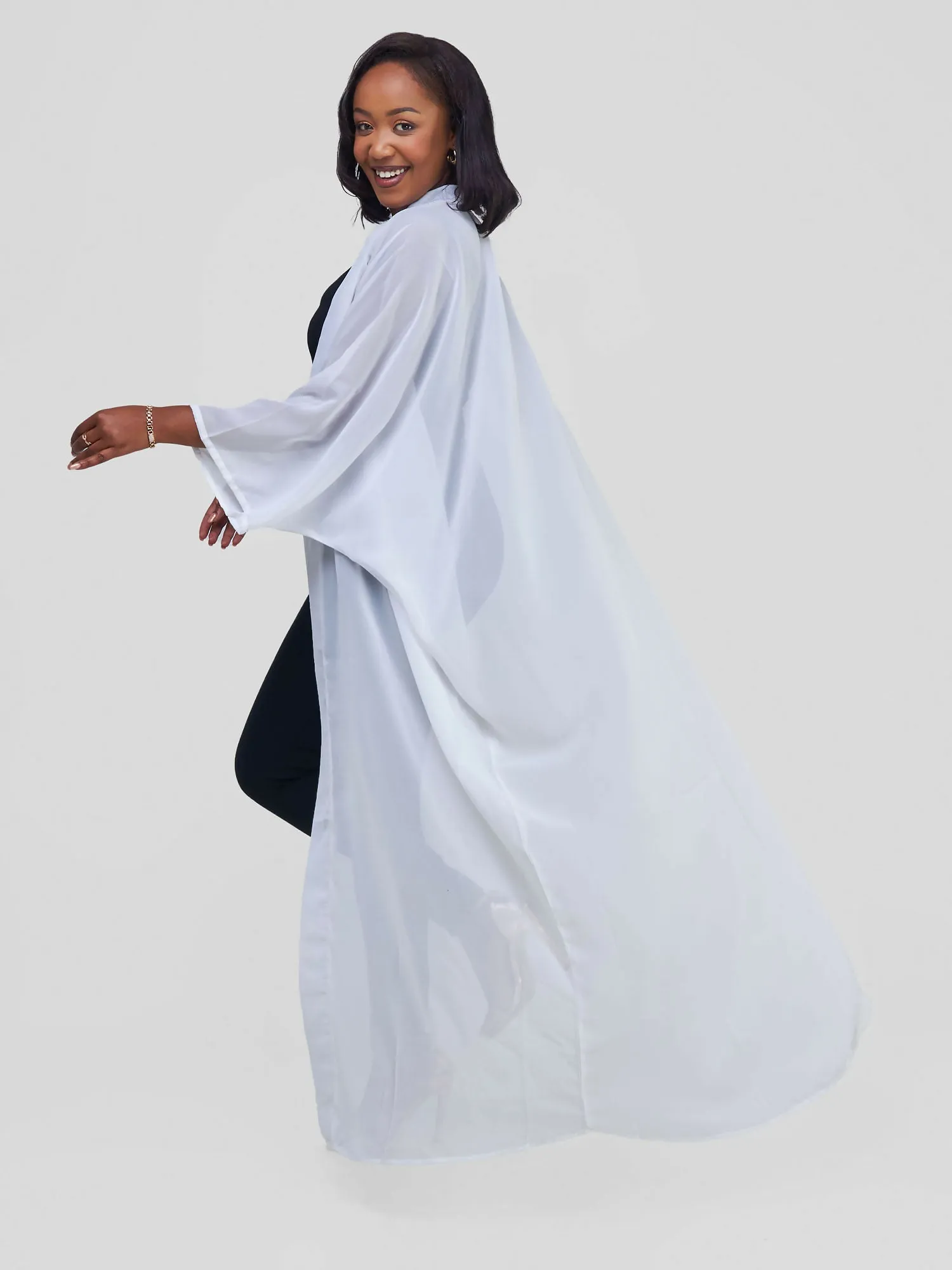Kimono World Ke Malaika Kimono - White
