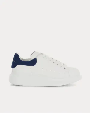 Leather White Paris Blue Low Top Sneakers