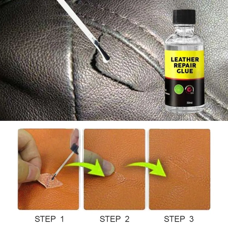 【LH999】Leather Repair Glue Repair Liquid Household Car Leather Products Shoes Wallets Jackets Bag Furniture Repair Fluid