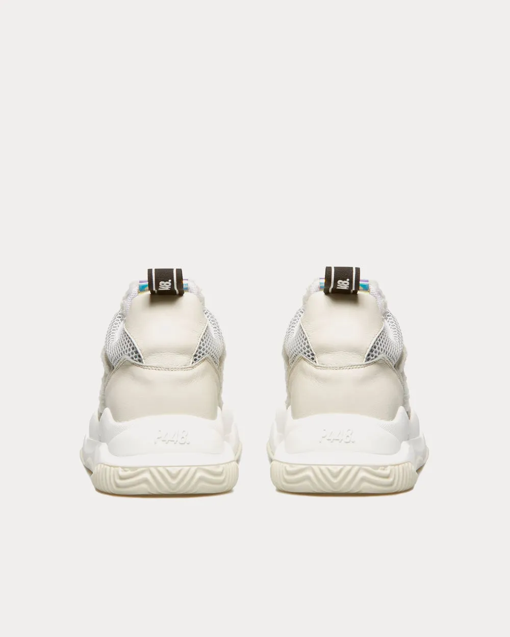 Luke Wad Beige Low Top Sneakers