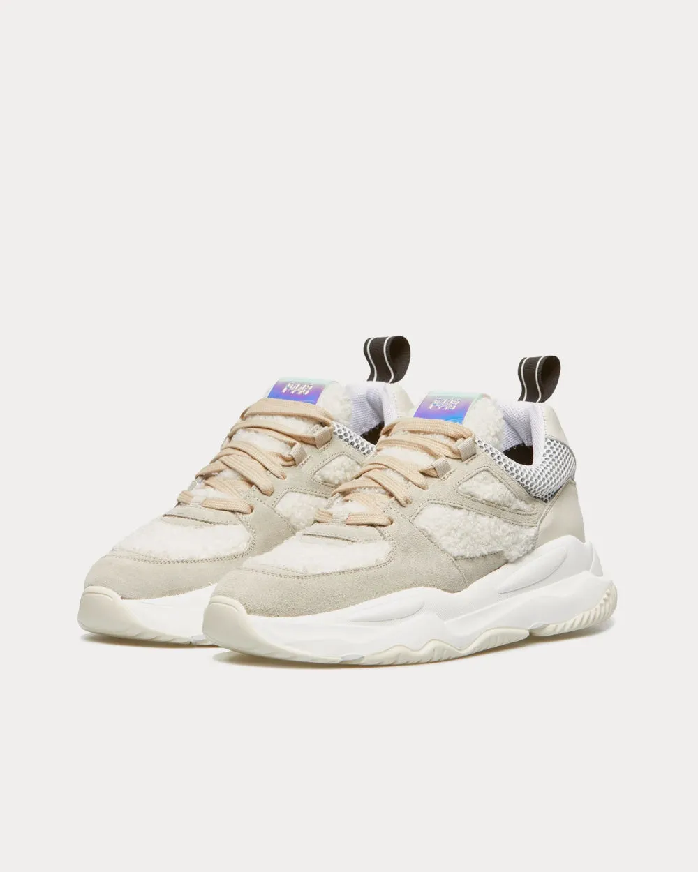 Luke Wad Beige Low Top Sneakers