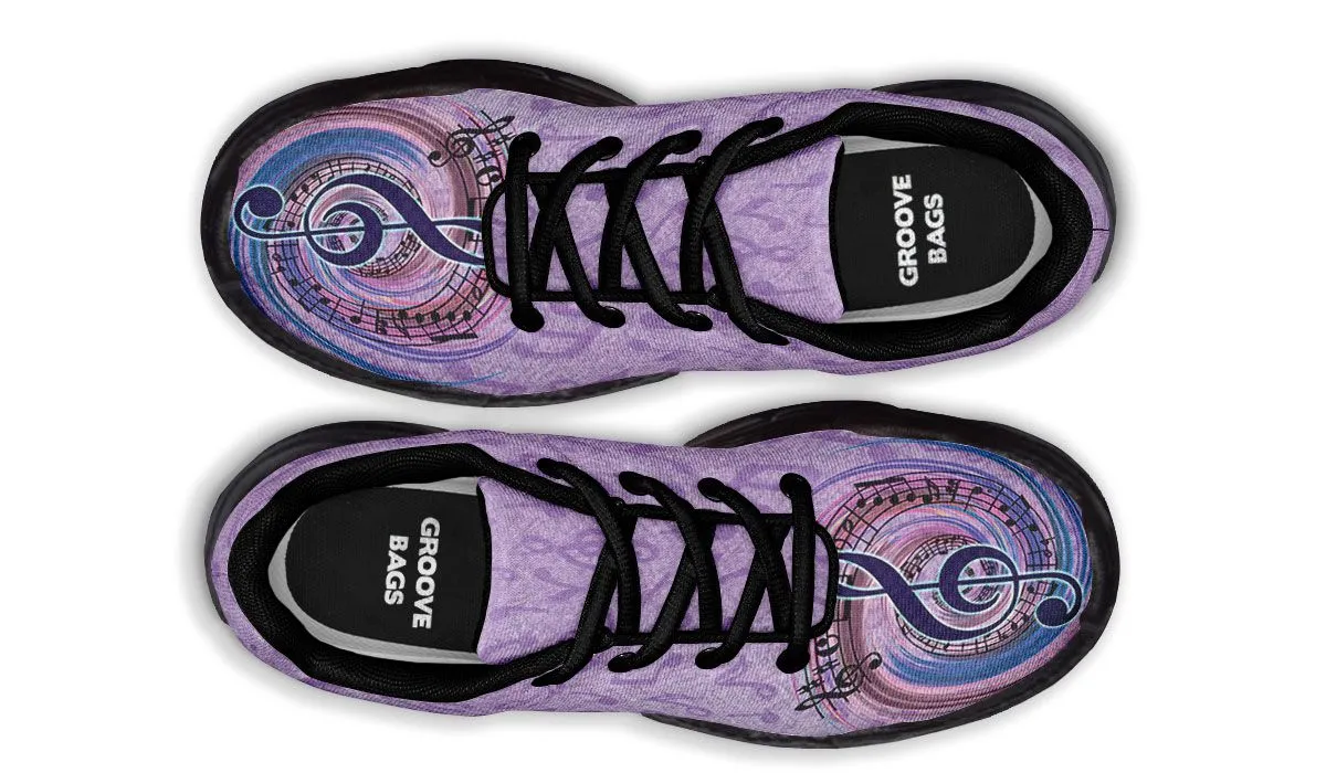 Magical Music Notes Chunky Sneakers