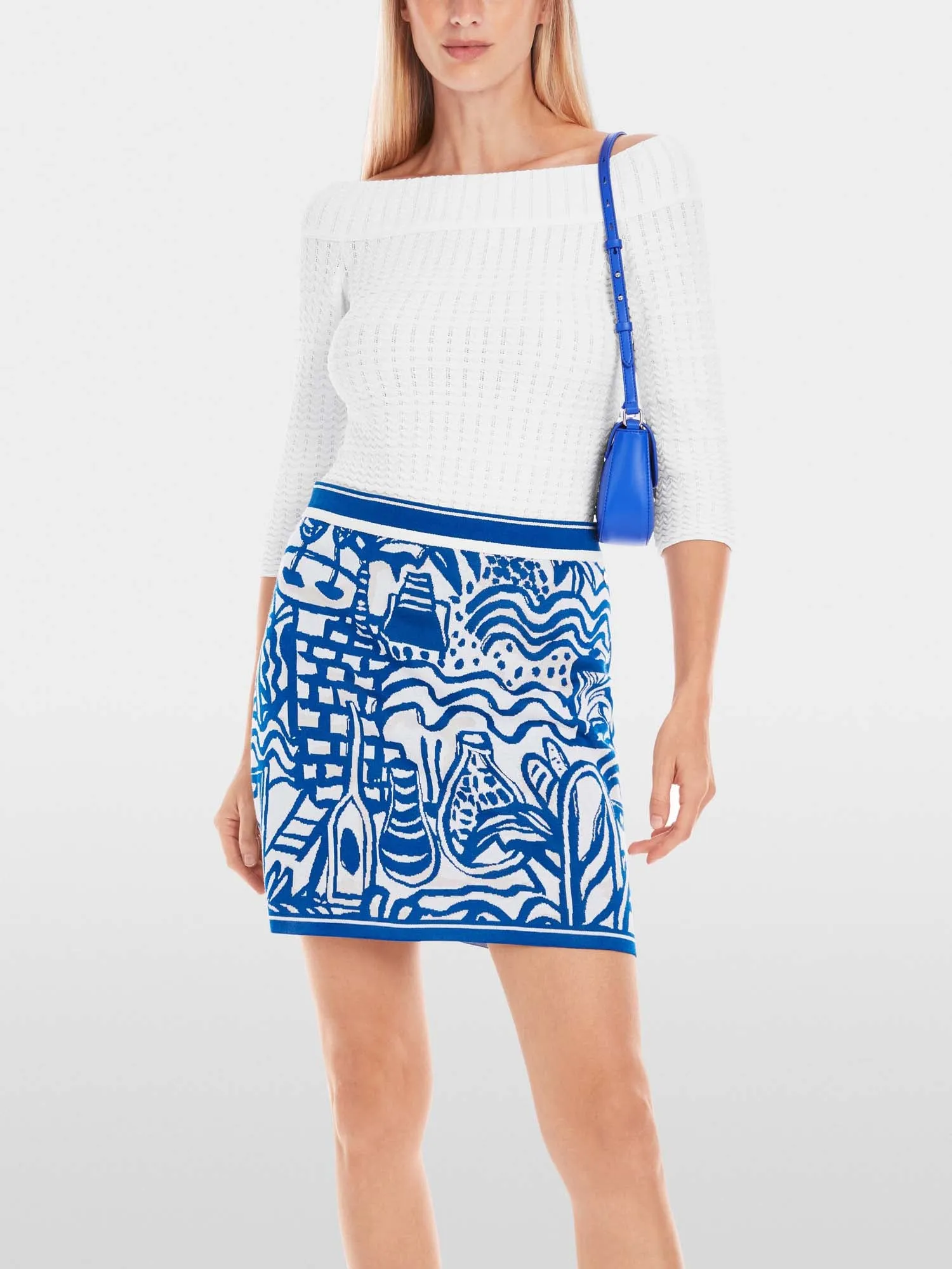 Marc Cain 3/4 Sleeve Boatneck Sweater