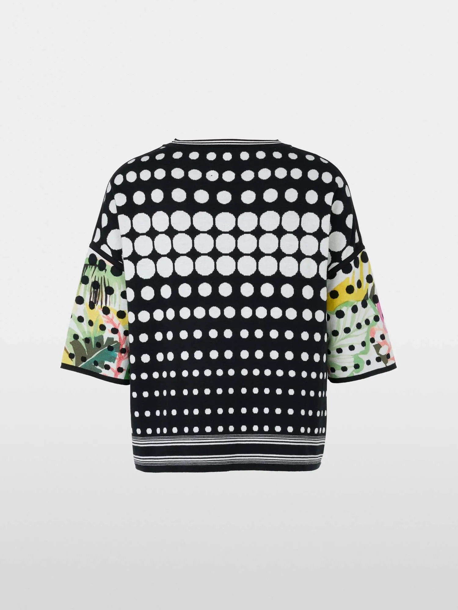 Marc Cain Sports Elbow Sleeve Sweater with Circle Details