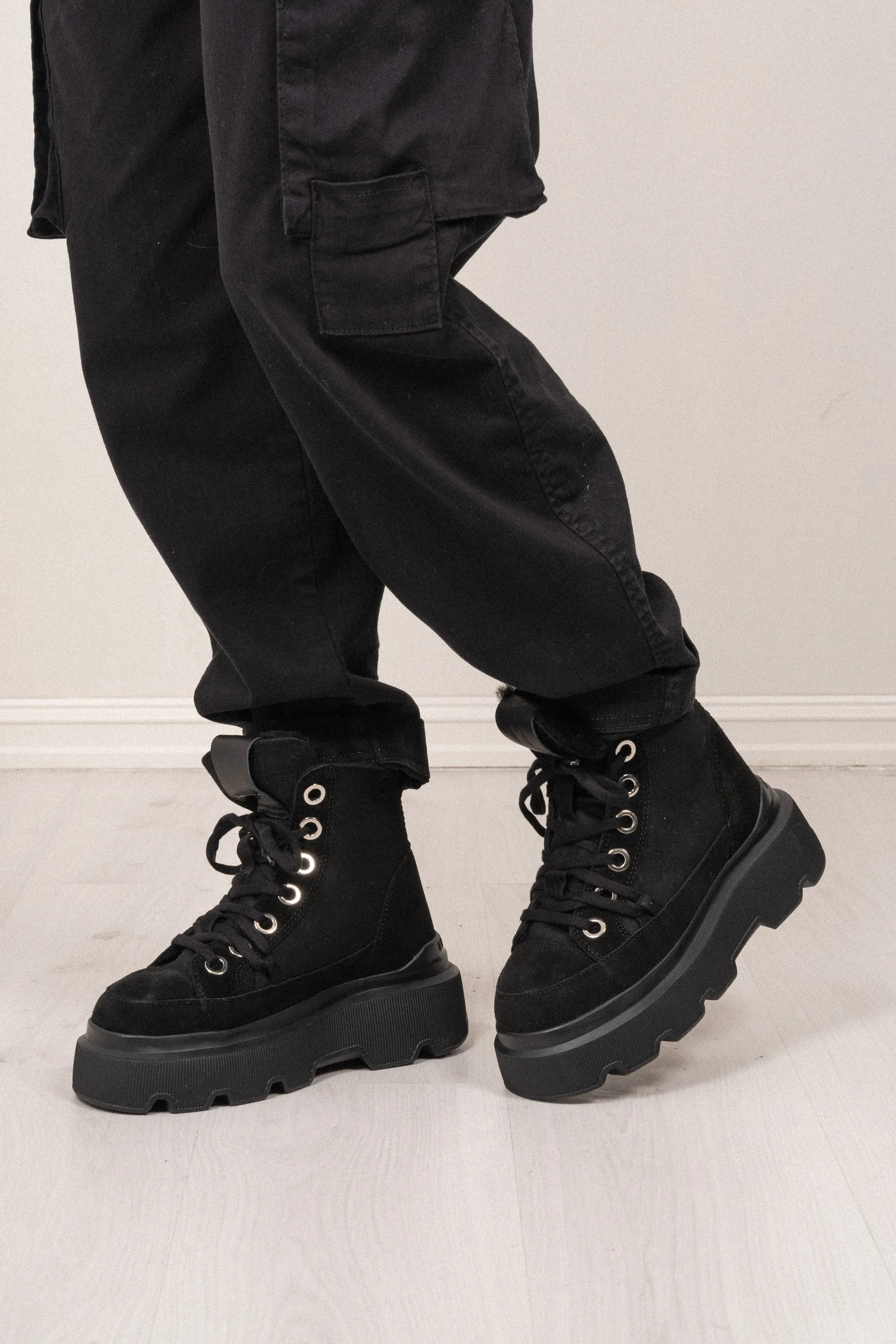 Matilda Shearling - Black