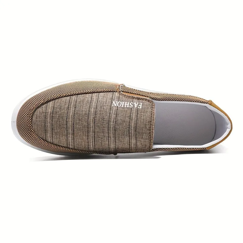Men's Loafer Shoes, Breathable Non-slip Slip On Shoes, Men's Canvas Sneakers Shoes, Spring And Summer
