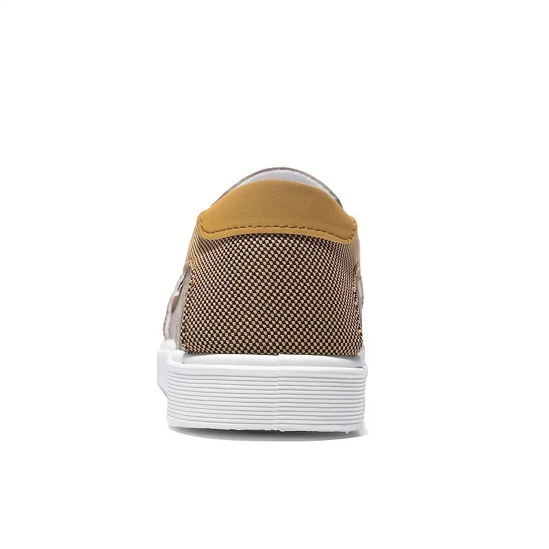 Men's Loafer Shoes, Breathable Non-slip Slip On Shoes, Men's Canvas Sneakers Shoes, Spring And Summer