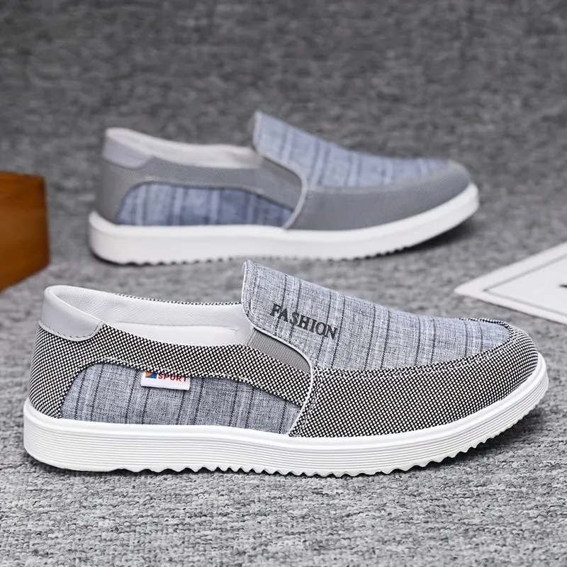 Men's Loafer Shoes, Breathable Non-slip Slip On Shoes, Men's Canvas Sneakers Shoes, Spring And Summer