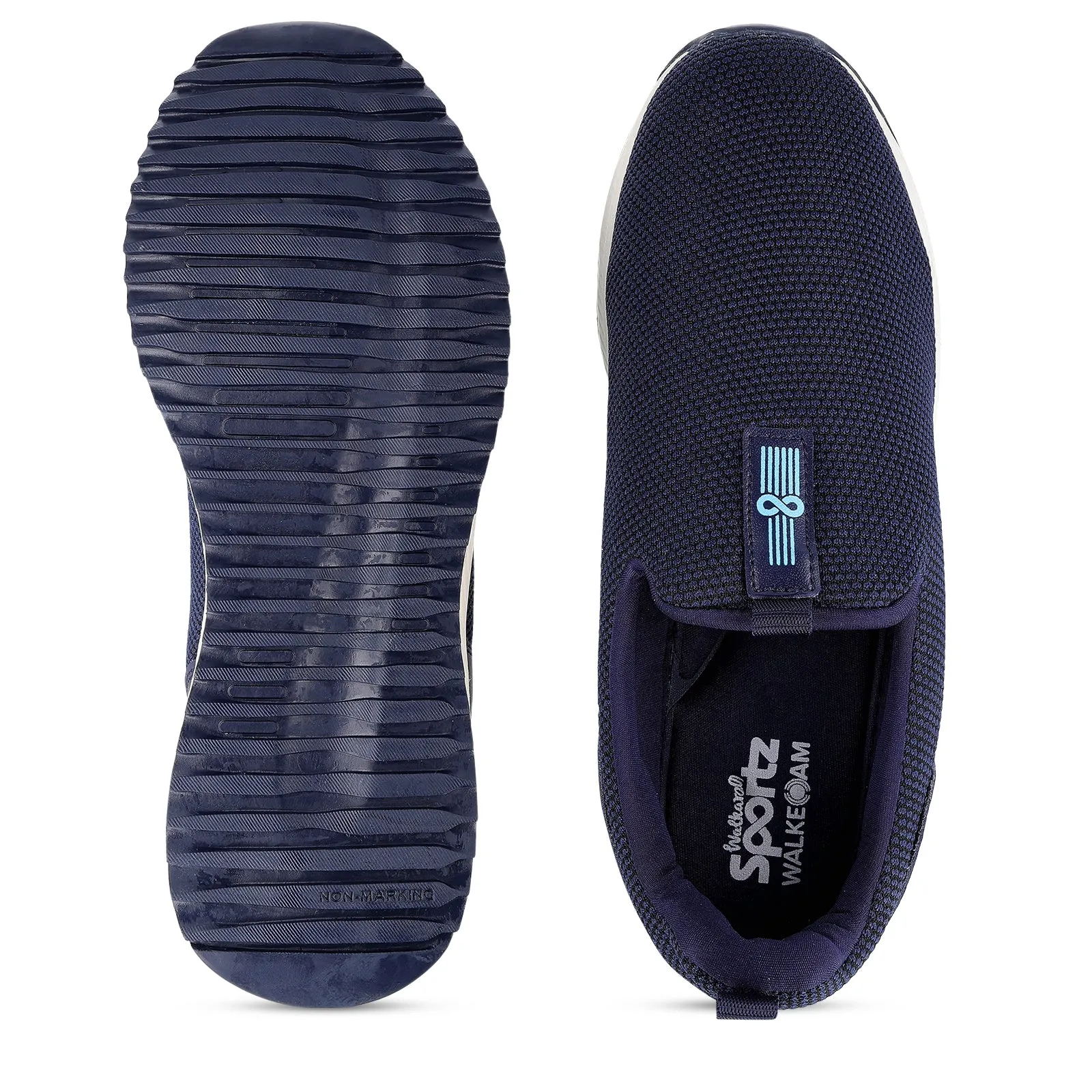 Men's Slip-on Walking Shoe - WS9609 Navy Blue