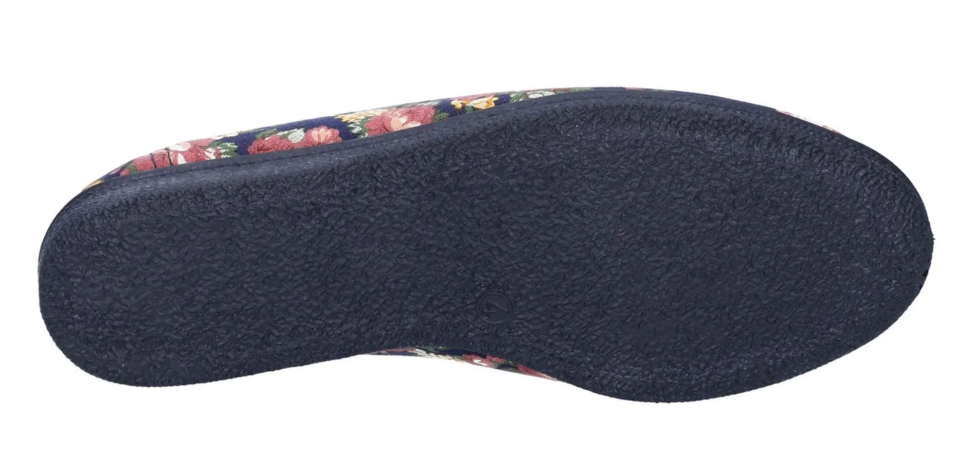 Mirak Patricia Womens Floral Print Slip On Canvas Slipper