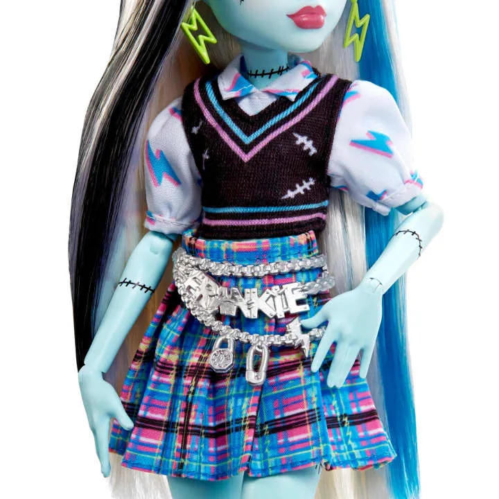 Monster High Frankie Stein Doll With Pet And Accessories - Mattel