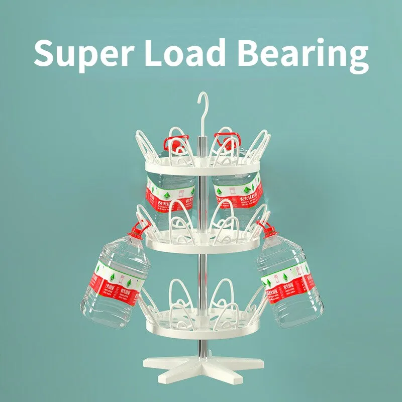 Multi-Use Rotating Shoe Drying Rack