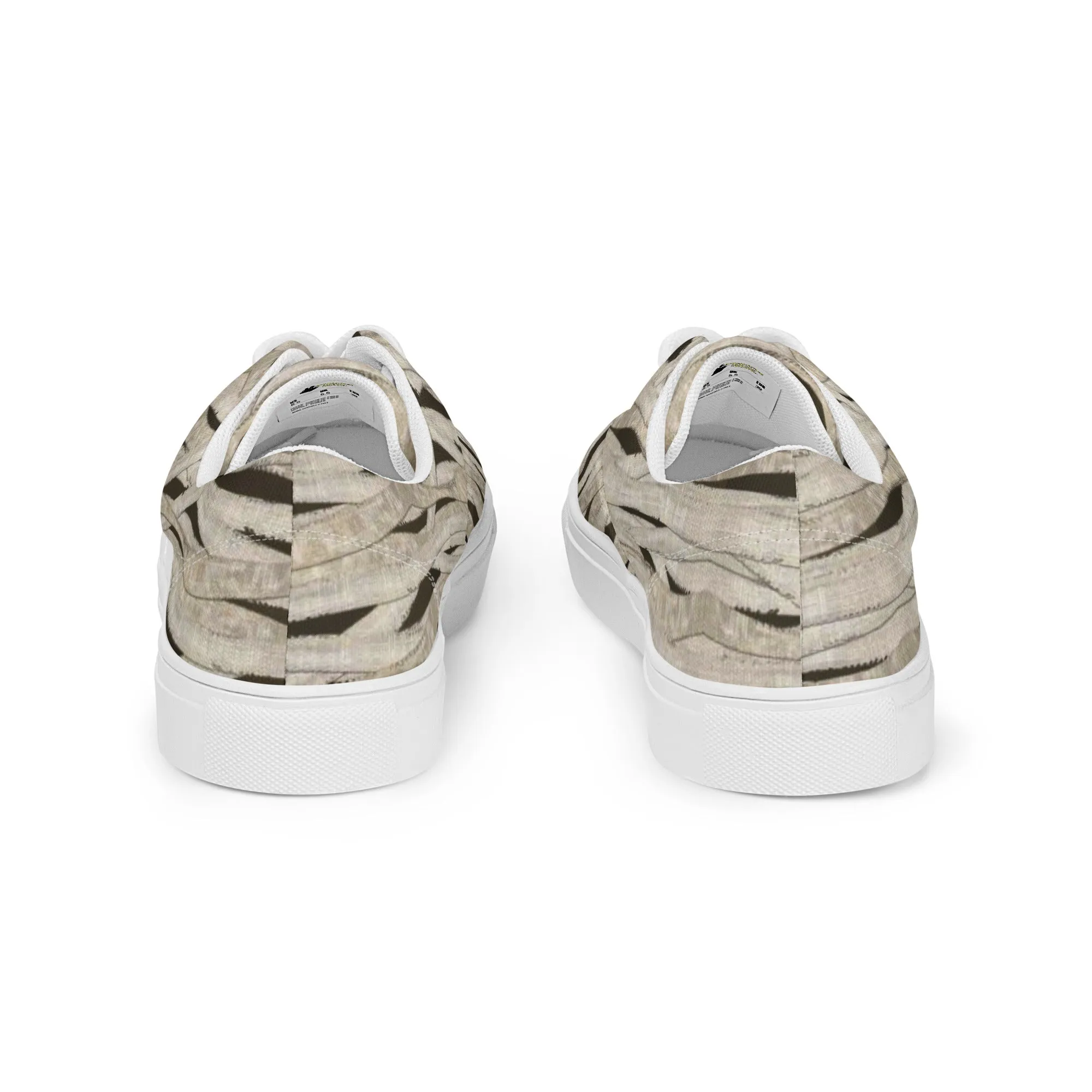 Mummy Wraps Men’s Lace-up Canvas Shoes