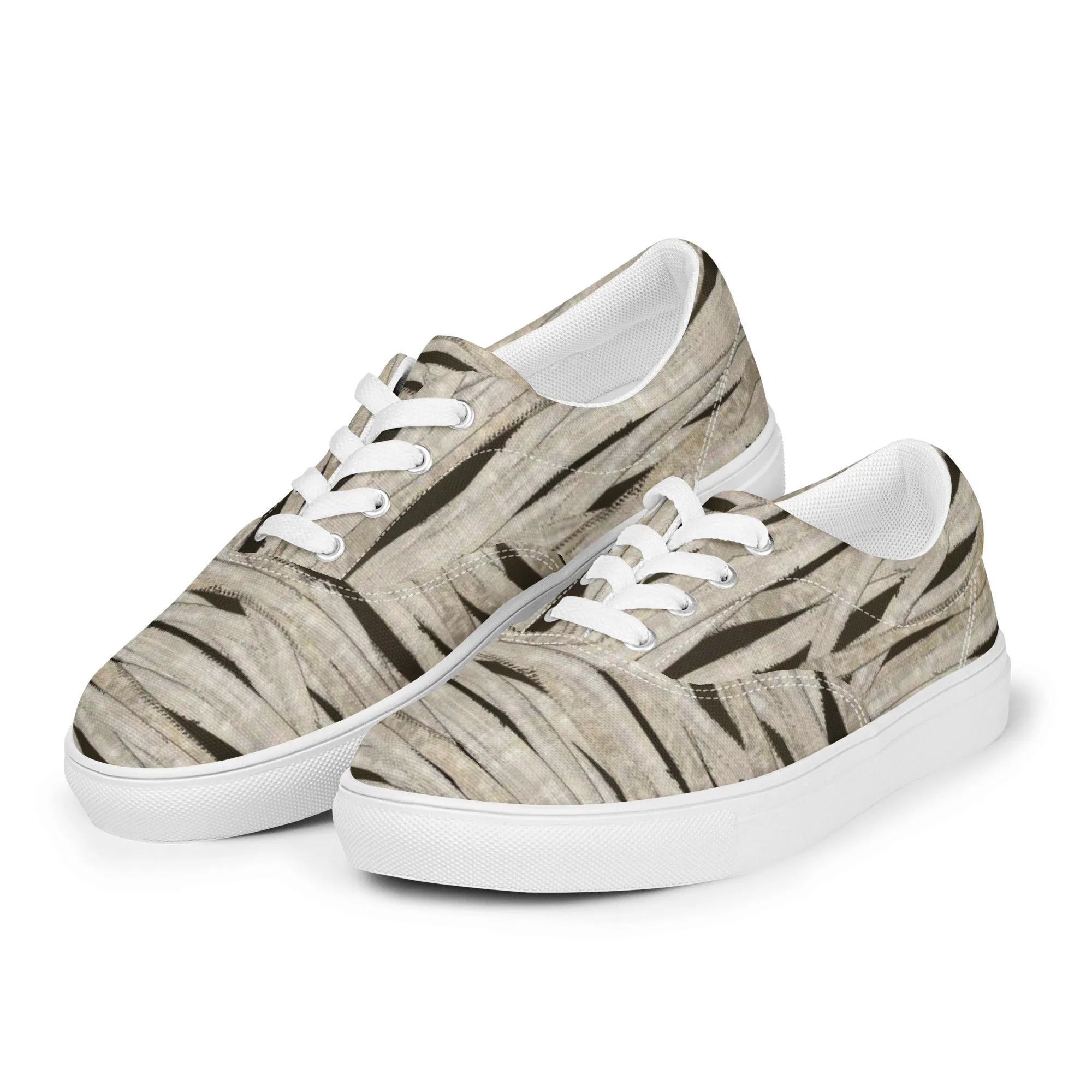 Mummy Wraps Men’s Lace-up Canvas Shoes