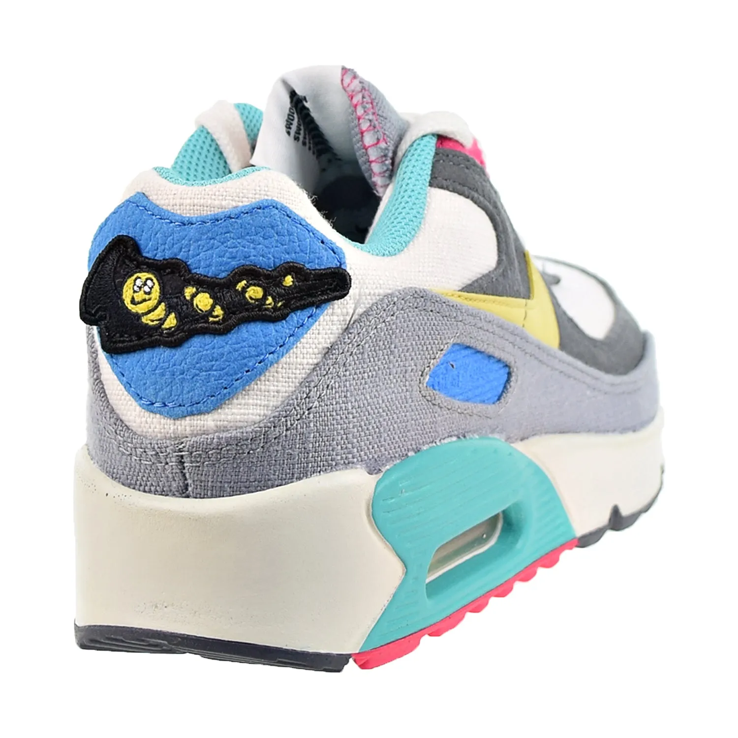Nike Air Max 90 (GS) Big Kids' Shoes Phantom-Celery-Iron Grey
